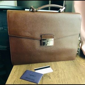 SOLD Authentic Prada Briefcase